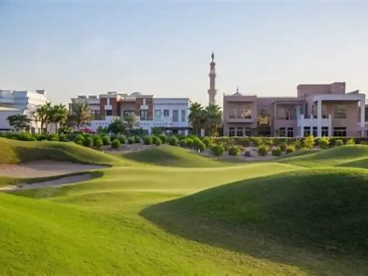 Golf field Dubai Emirates hills